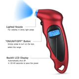 Digital Tire Pressure Gauge 150 PSI 4 Settings Car Truck Bicycle Backlit LCD Non-Slip Grip