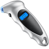 Digital Tire Pressure Gauge 150 PSI 4 Settings Car Truck Bicycle Backlit LCD Non-Slip Grip